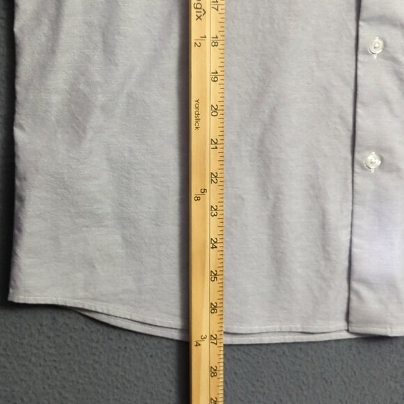 Under 5'10 Shirt Men's L Gray  Long Sleeve Oxford Button Down - Picture 5 of 10
